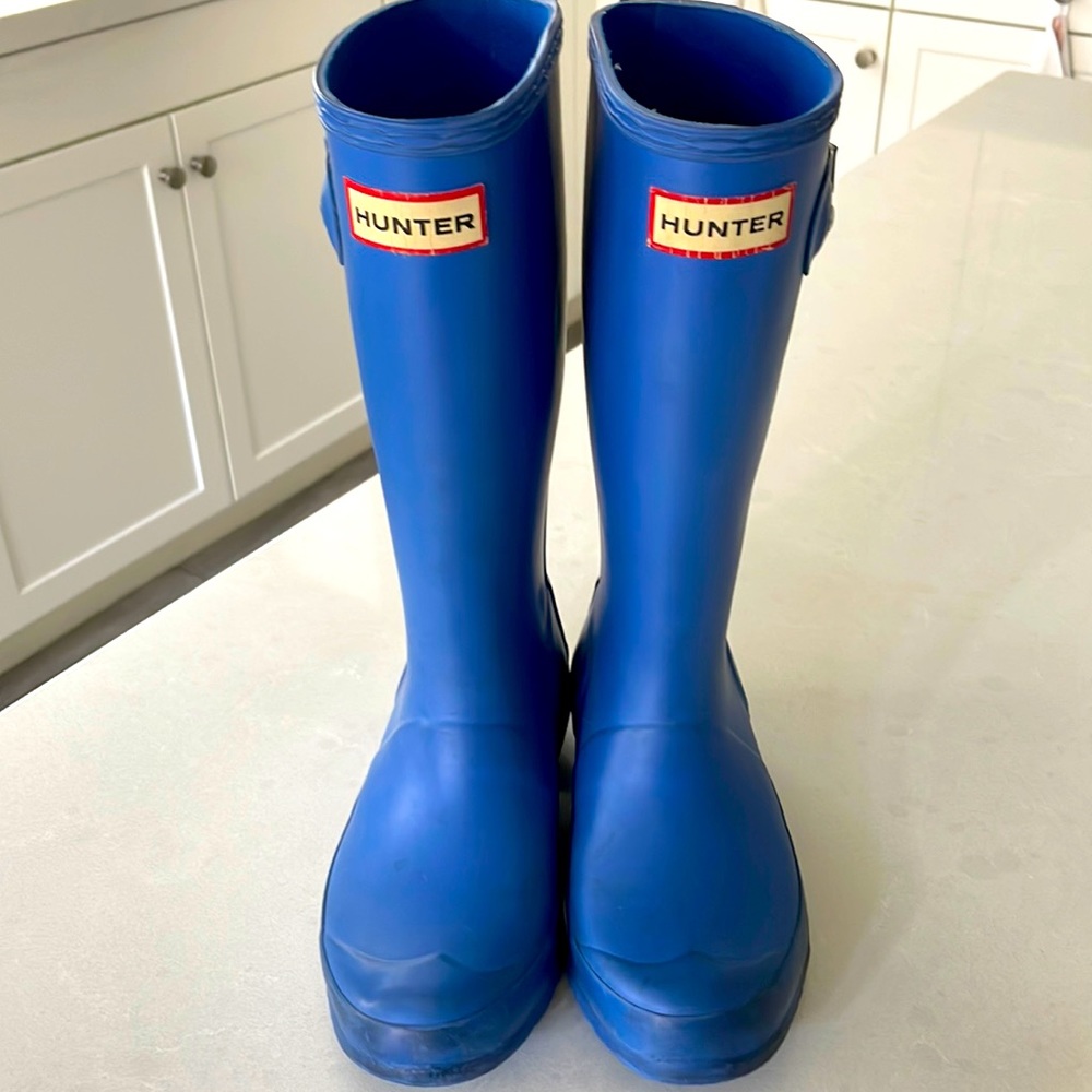Hunter rain boots, kids size 1/2